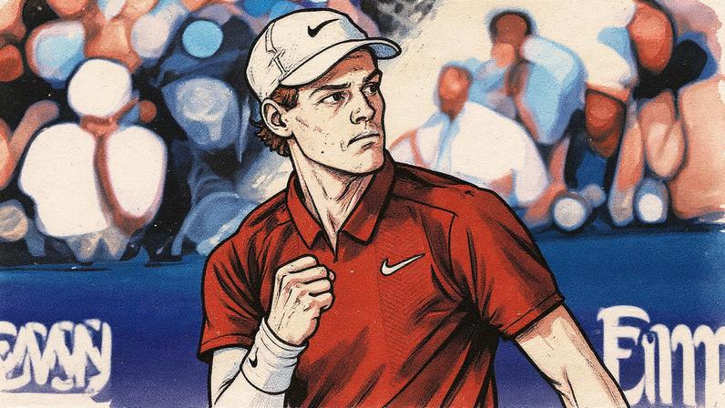 Jannik Sinner durante partida no US Open 2025 (Foto: Reprodução)