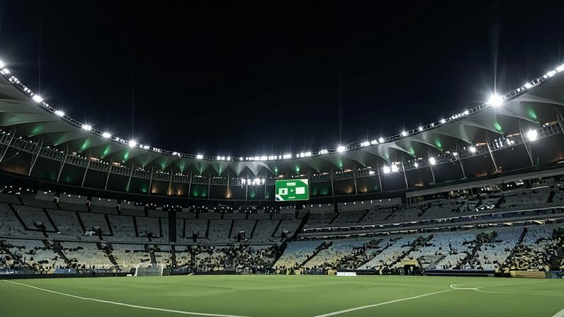 Vista do Estádio do Maracanã antes do jogo entre Brasil e Argentina pelas eliminatórias (Foto: Reprodução)