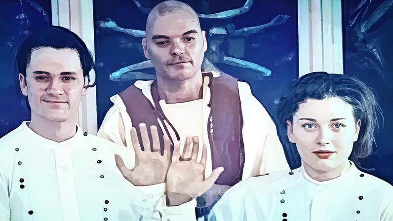 A gay couple in Australian horror film Together was digitally transformed into a heterosexual couple for release in mainland China. This move is presumed to have involved the use of AI. Photograph: Queer.de