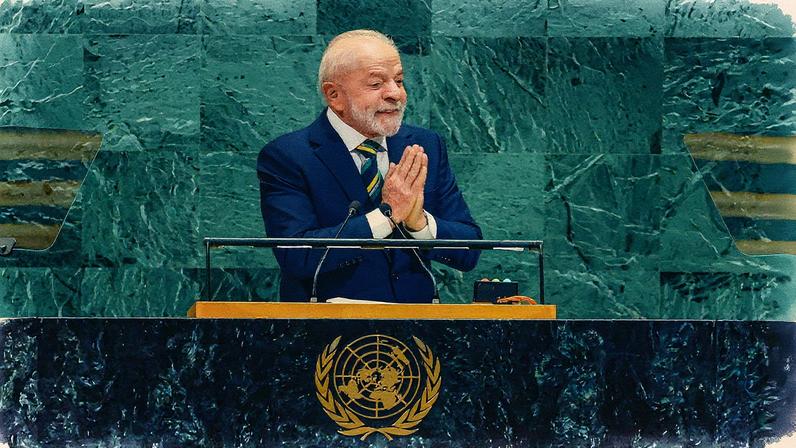 Lula pode se reunir com o presidente ucraniano Volodymyr Zelensky nesta quarta-feira (Foto: Reprodução)