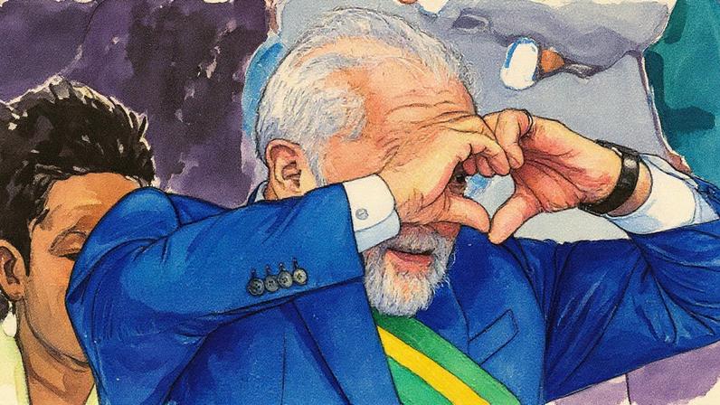 Presidente Lula durante desfile cívico-militar de 7 de Setembro em 2023 (Foto: Reprodução)