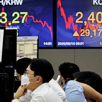 Índice Kospi da Coreia do Sul atinge recorde após governo cancelar aumento de impostos