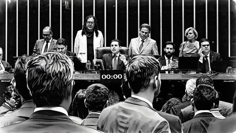 Câmara dos Deputados vota a PEC da Blindagem (Foto: Reprodução)