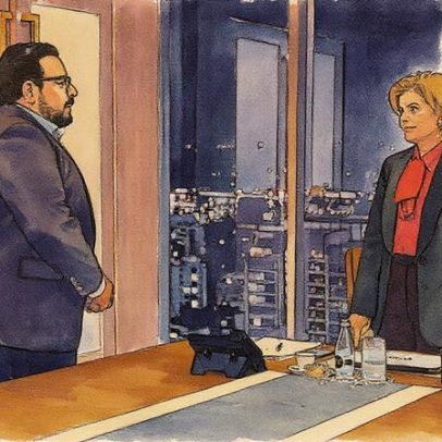 Freitas busca Odete para denunciar Marco Aurélio em 'Vale Tudo'