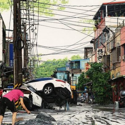 Supertufão Ragasa causa 14 mortes em Taiwan e alerta Hong Kong e sul da China