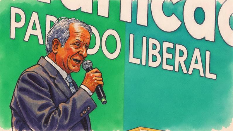 Presidente nacional do PL, Valdemar Costa Neto, durante evento do partido (Foto: Reprodução)
