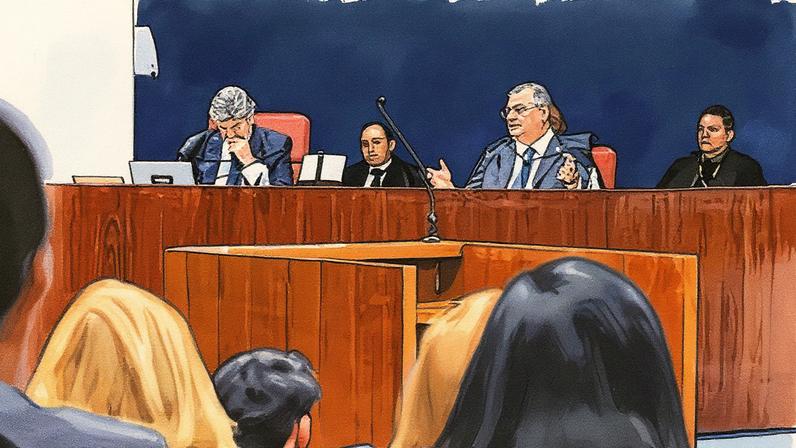 Ministro do STF Flávio Dino durante julgamento da trama golpista em 9 de setembro de 2025 (Foto: Reprodução)