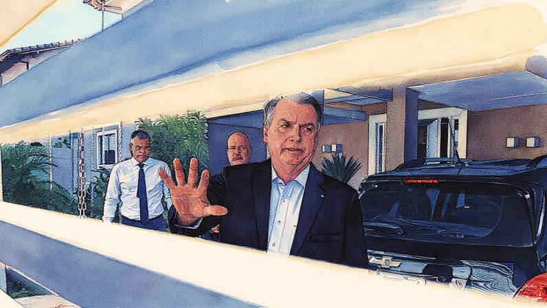 Ex-presidente Jair Bolsonaro é acusado de cinco crimes e será julgado nos próximos dias (Foto: Reprodução)