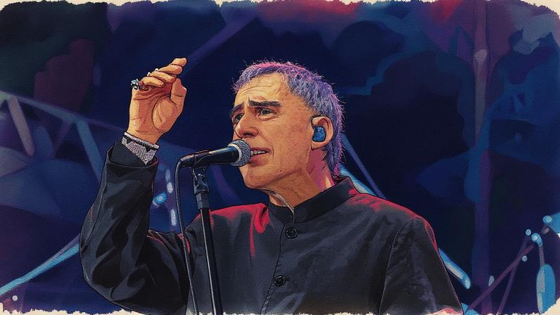 Arnaldo Antunes em uma sessão de fotos (Foto: Reprodução)