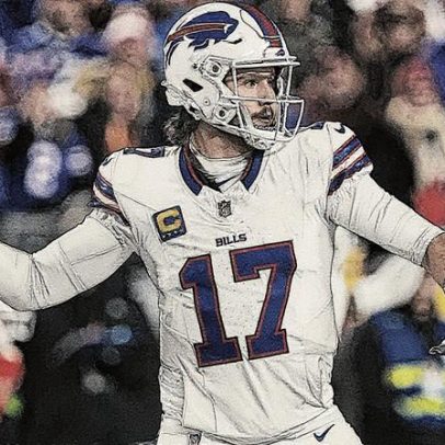 Josh Allen inicia 2025 como o terceiro melhor quarterback da NFL