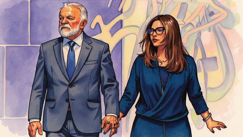 Lula e Janja durante uma cerimônia no Palácio do Planalto (Foto: Reprodução)