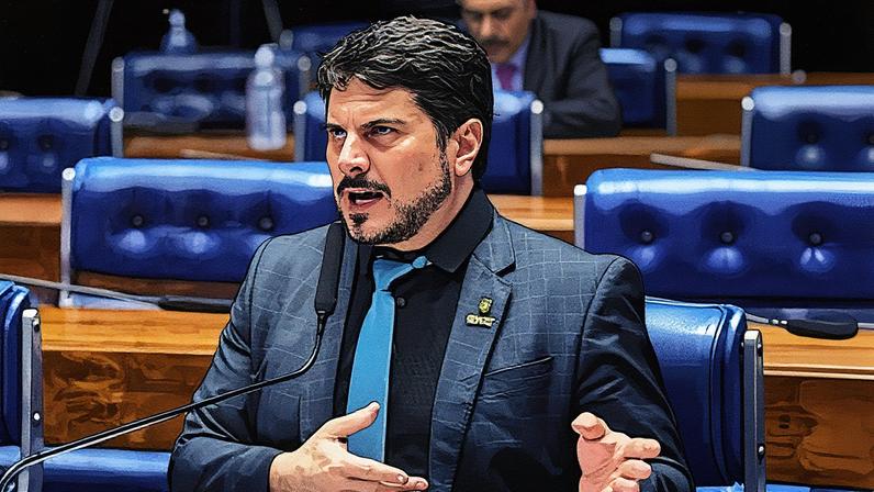 Senador Marcos do Val em evento no Senado (Foto: Reprodução)