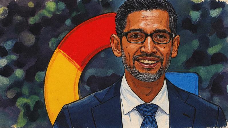 Sundar Pichai, CEO da Alphabet e Google, se encontra com o Primeiro-Ministro da Polônia, Donald Tusk, no Google for Startups em Varsóvia, Polônia (Foto: Reprodução)