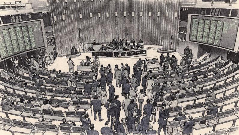 Plenário da Câmara dos Deputados em sessão (Foto: Reprodução)