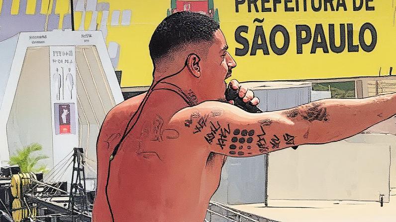 Filipe Ret na passagem de som em evento musical (Foto: Reprodução)