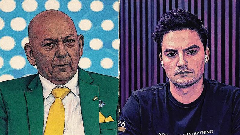 Luciano Hang e Felipe Neto posam para foto juntos (Foto: Reprodução)