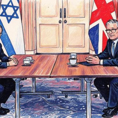 Primeiro-ministro britânico e presidente israelense realizam reunião tensa