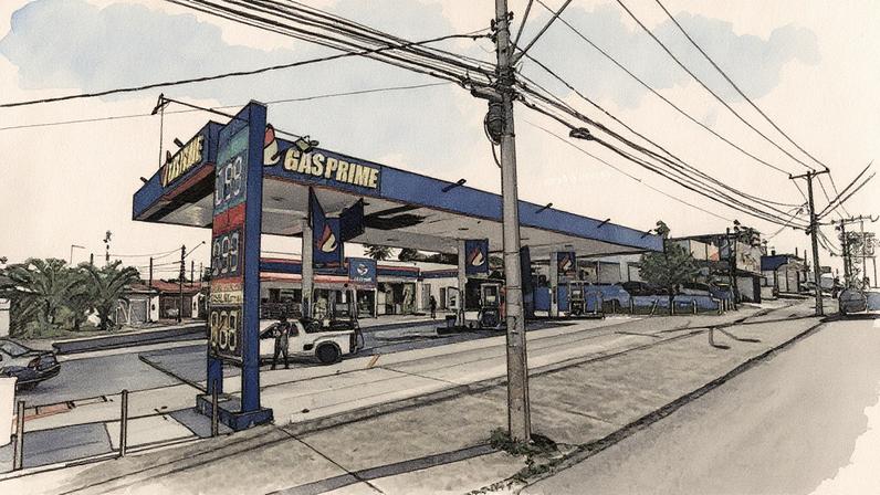 Auto Posto Texas localizado na Avenida da Amizade, 1661, Vila Carlota, Sumaré (Foto: Reprodução)