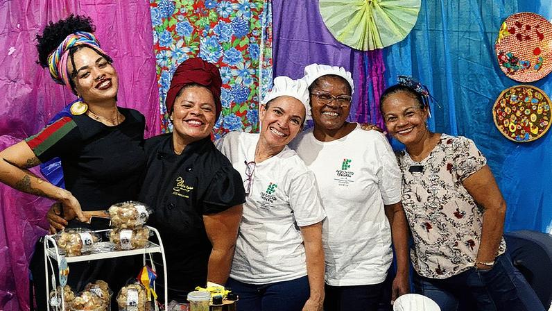 Alunas do curso de Cozinha do campus Goiânia (IFG). Foto: Divulgação/IFG