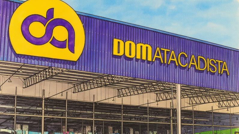 Rede Dom Atacadista, criada há seis anos, tem como sócio o grupo mineiro Mart Minas e projeta faturar R$ 5 bilhões em 2026 (Foto: Reprodução)