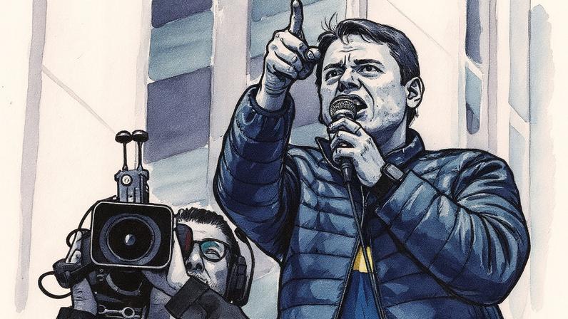 Tarcísio de Freitas faz discurso na Avenida Paulista durante o evento de 7 de setembro (Foto: Reprodução)