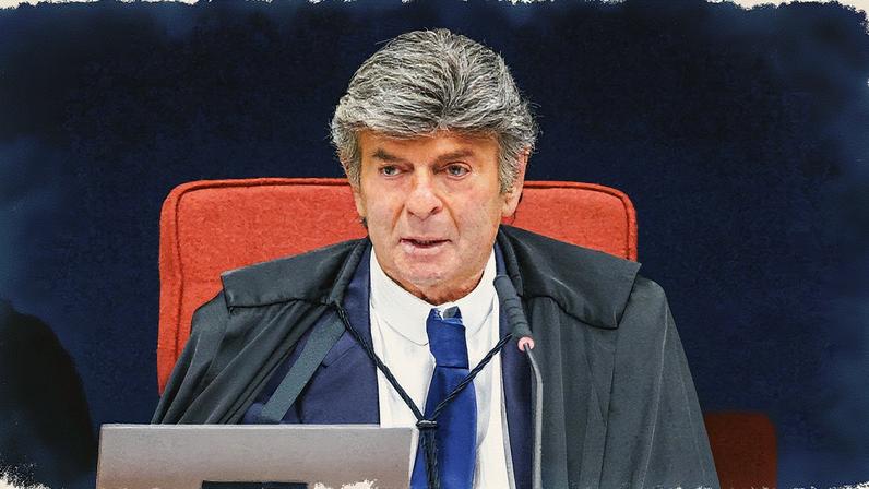 Fux diverge de Moraes e Dino durante o julgamento de Bolsonaro e mais 7 réus na trama golpista (Foto: Reprodução)