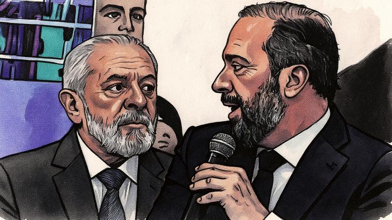 Lula e Silveira em evento político (Foto: Reprodução)