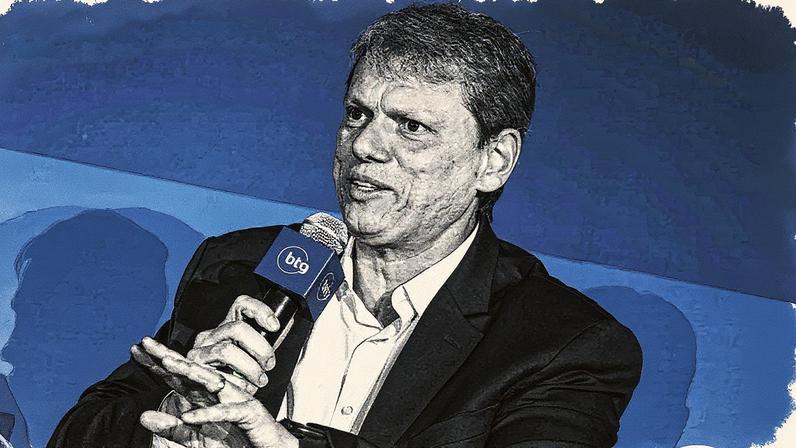 Governador de São Paulo em evento oficial (Foto: Reprodução)