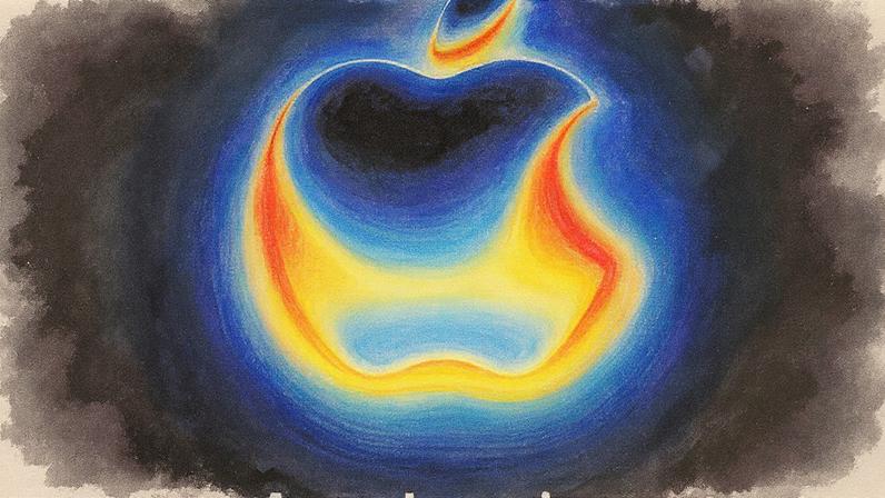 Logo da Apple em frente à Apple Store na 5ª Avenida, em Manhattan (Foto: Reprodução)