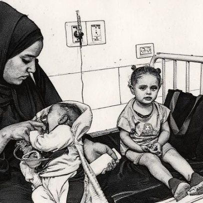 Crianças doentes de Gaza chegam ao Reino Unido para tratamento médico especializado