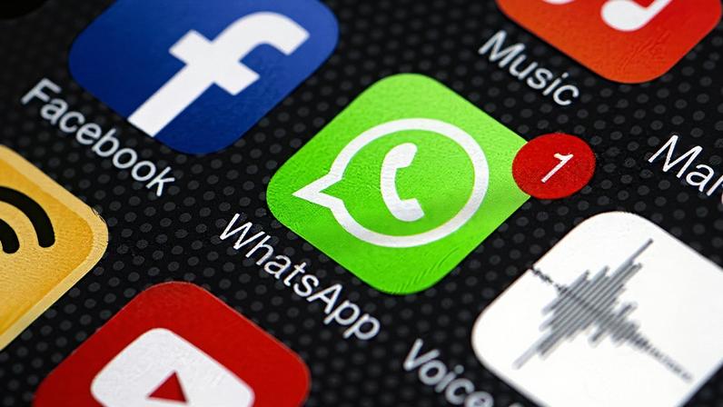 Tela de smartphone exibindo ícone do WhatsApp (Foto: Reprodução)