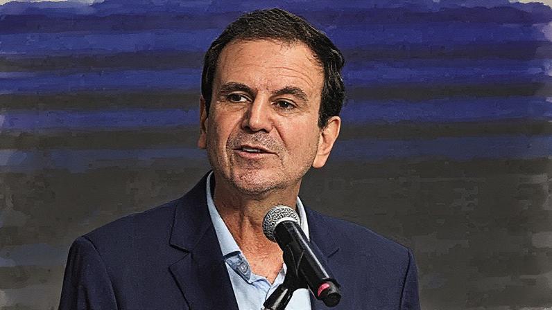 Prefeito do Rio de Janeiro, Eduardo Paes, em evento público (Foto: Reprodução)