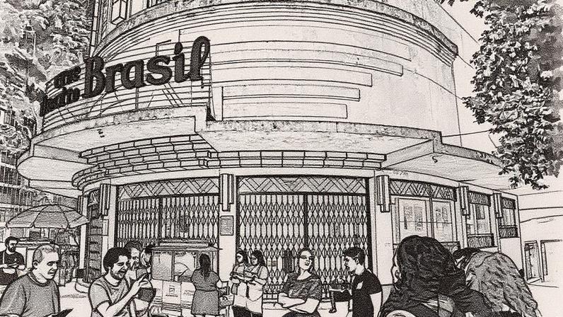 Cine Theatro Brasil, em Belo Horizonte, durante a abertura do CineBH (Foto: Reprodução)