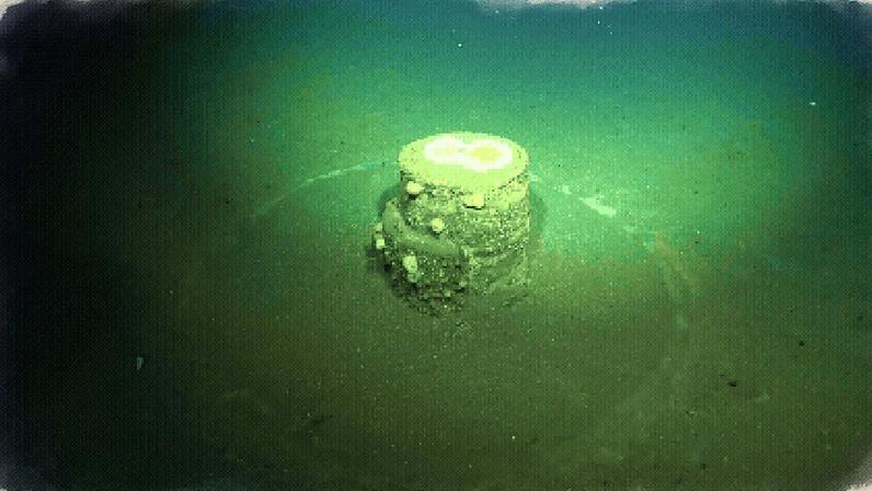 Barril que se acreditava conter pesticida DDT (Foto: Reprodução)