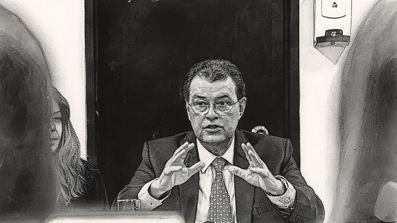 Eduardo Braga, líder do MDB no Senado, posando para a foto (Foto: Reprodução)