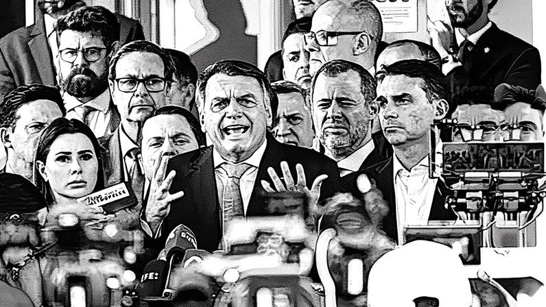 Ex-presidente Jair Bolsonaro se torna réu no STF em 26 de março de 2025 (Foto: Reprodução)