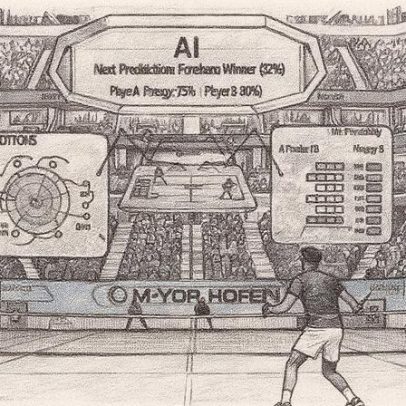 Inteligência artificial antecipa resultados de partidas de tênis com precisão