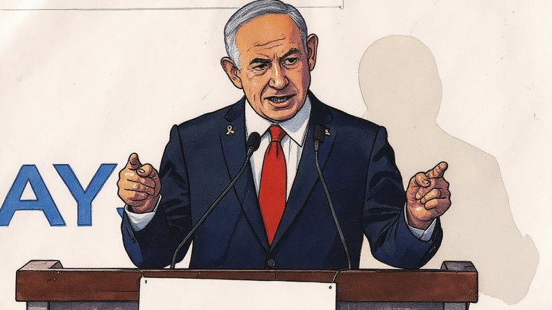 Benjamin Netanyahu afirma que não será estabelecido um Estado palestino a oeste do rio Jordão (Foto: Reprodução)