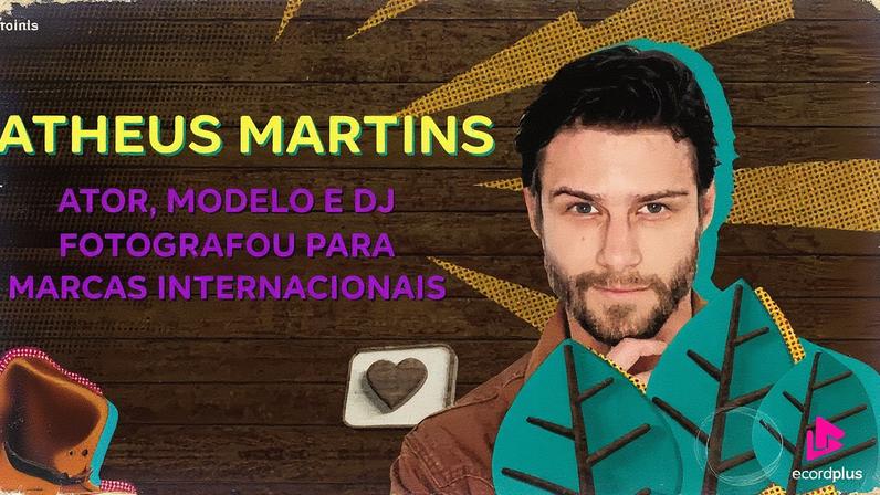 Matheus Martins, ator, modelo e DJ (Foto: Reprodução)