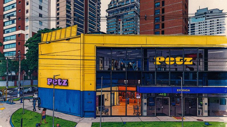 Fachada de uma loja da Petz (Foto: Reprodução)