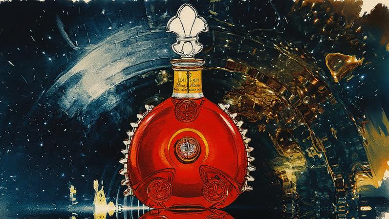 Conhaque Louis XIII em uma garrafa elegante (Foto: Reprodução)