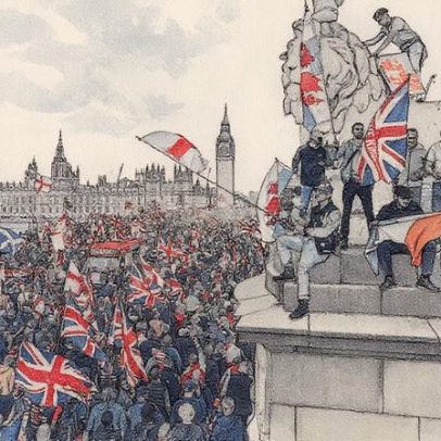 Extrema direita mobiliza 110 mil pessoas em marcha em Londres
