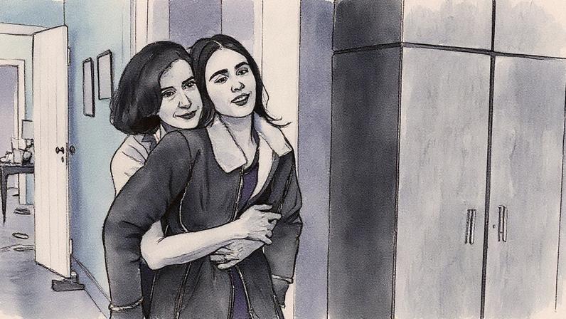 Fernanda Torres e Valentina Herszage interpretam Eunice e Vera Paiva em 'Ainda estou aqui' (Foto: Reprodução)