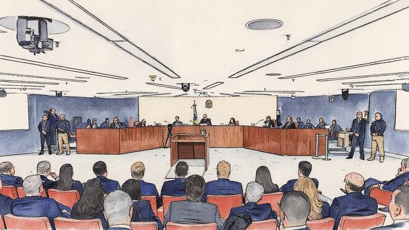 Primeira Turma do STF analisa questões relacionadas a uma trama golpista (Foto: Reprodução)