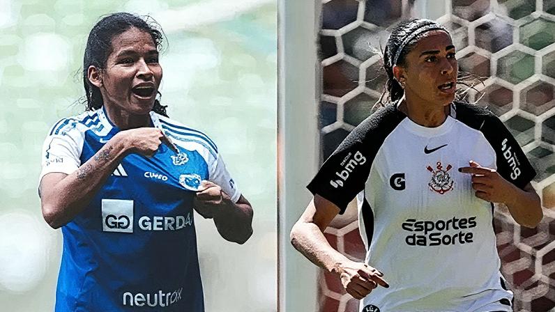 Cruzeiro e Corinthians se enfrentam na final do Campeonato Brasileiro Feminino (Foto: Reprodução)