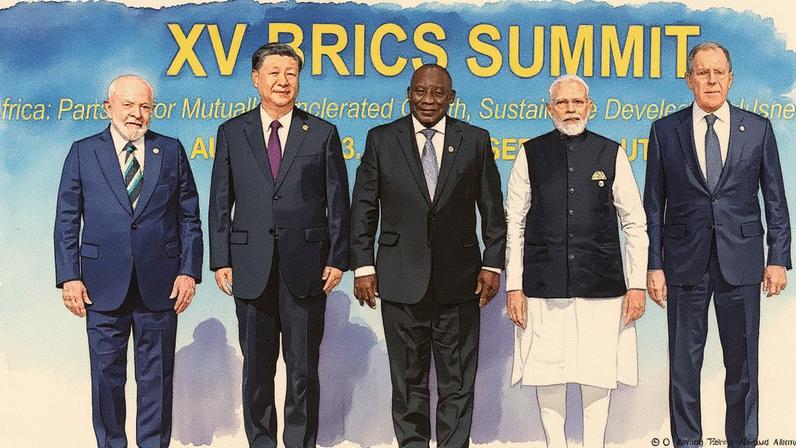 Lula defende resposta comum do Brics ao aumento de tarifas, enquanto Modi visita a China pela primeira vez em sete anos para reunião com Xi (Foto: Reprodução)