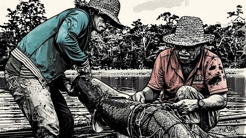 Projeto estimula a participação de jovens e mulheres no processamento e comercialização do pescado (Foto: Reprodução)