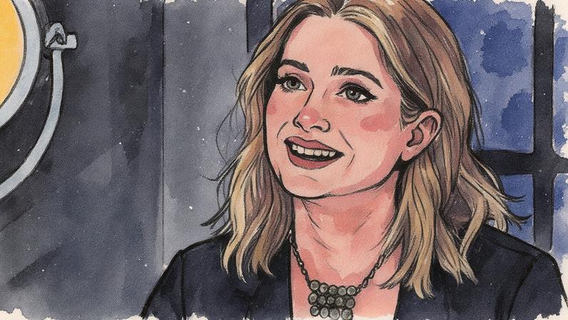 Letícia Spiller em um evento, posando para a foto (Foto: Reprodução)