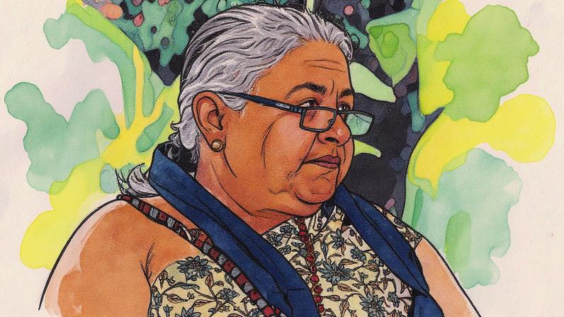 Sushila Karki é a única mulher a ter presidido a Suprema Corte do Nepal (Foto: Reprodução)