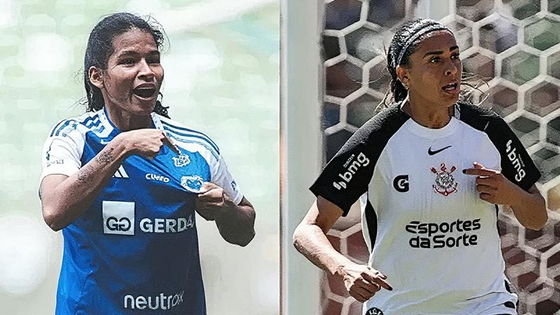 Cruzeiro e Corinthians disputam o título do Campeonato Brasileiro Feminino (Foto: Reprodução)